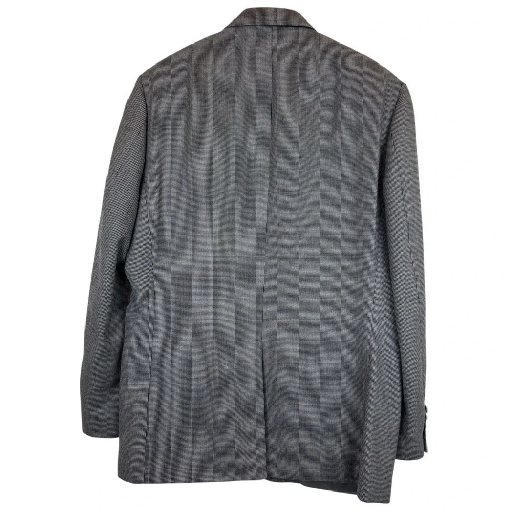 Lauren Ralph Lauren Men's 44L Gray Check Blazer Sport‎ Coat Stretch Travel